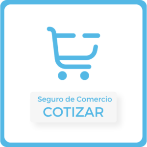 Ícono de carrito de compras para cotizar seguro de comercio